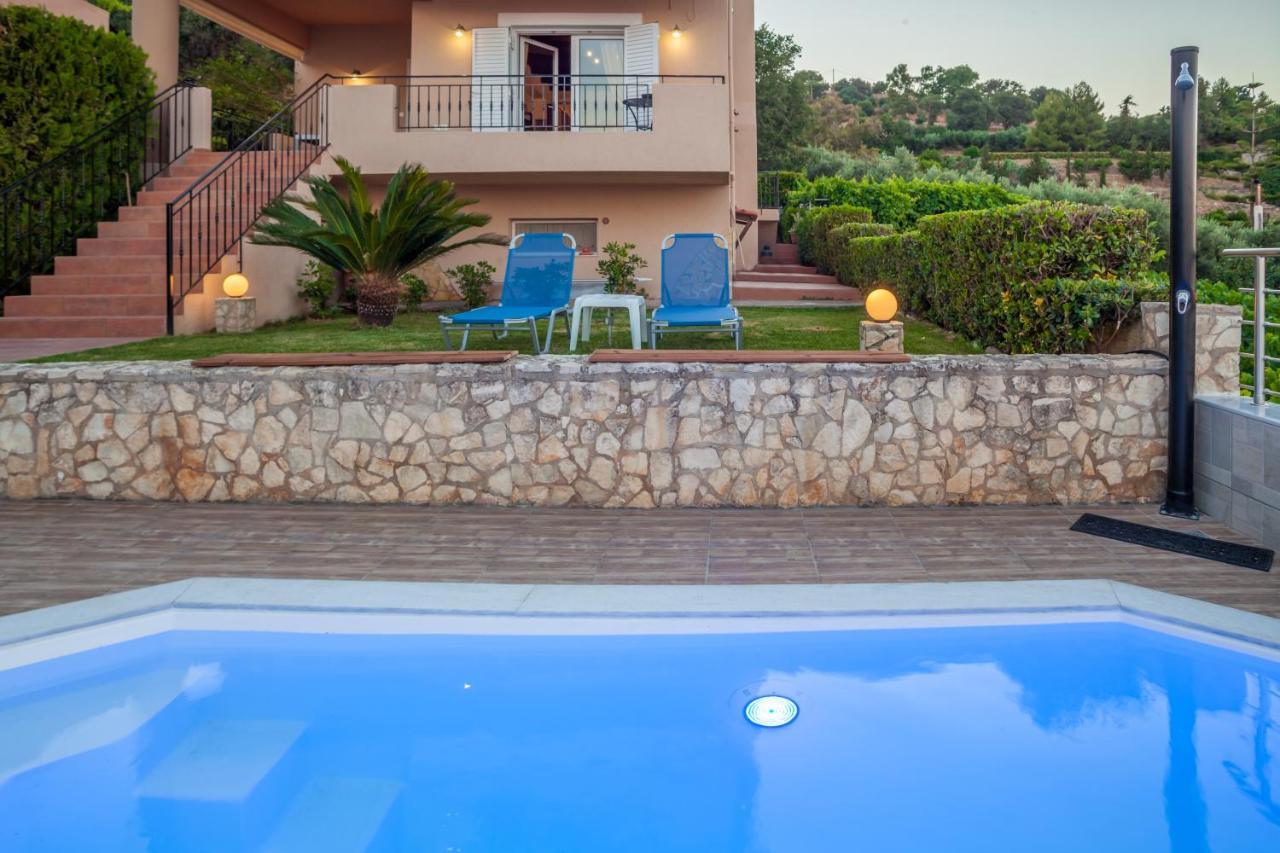 Panorama Traditional House With Private Pool Rodhiá 外观 照片