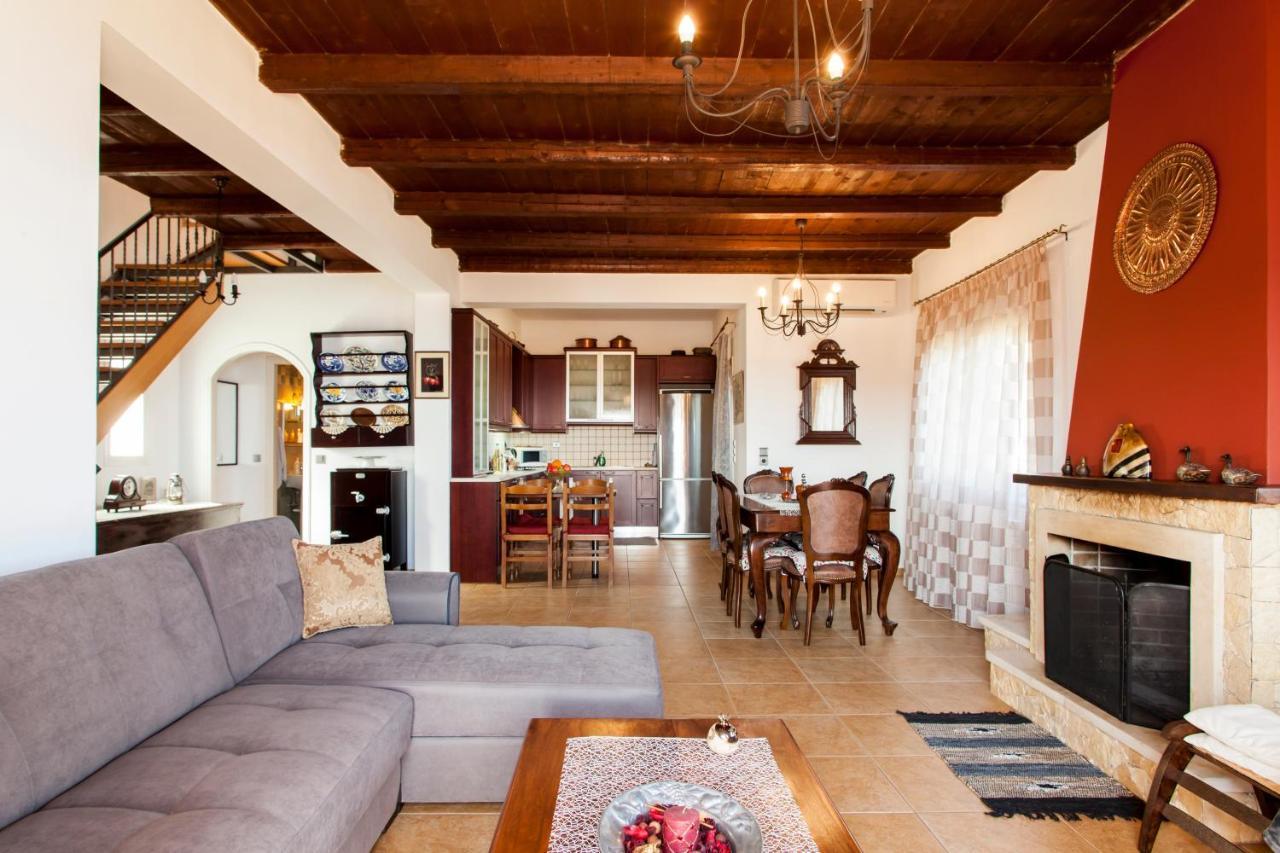 Panorama Traditional House With Private Pool Rodhiá 外观 照片